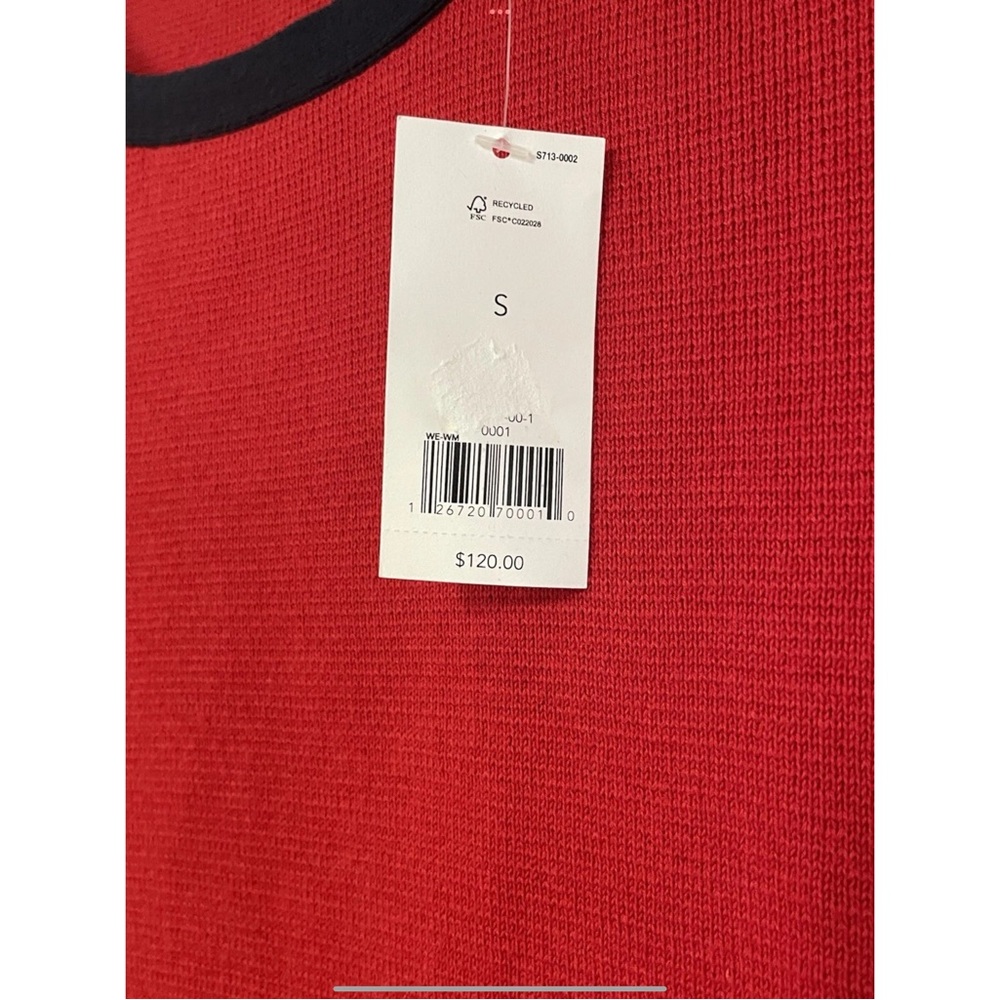 Banana Republic Red and Black Sweater Dress - Picture 6 of 9